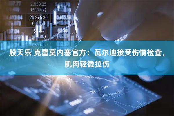 股天乐 克雷莫内塞官方：瓦尔迪接受伤情检查，肌肉轻微拉伤