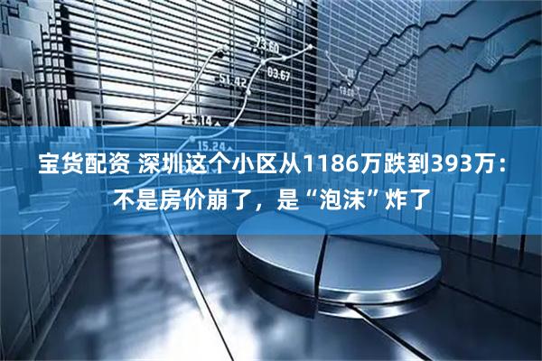 宝货配资 深圳这个小区从1186万跌到393万：不是房价崩了，是“泡沫”炸了