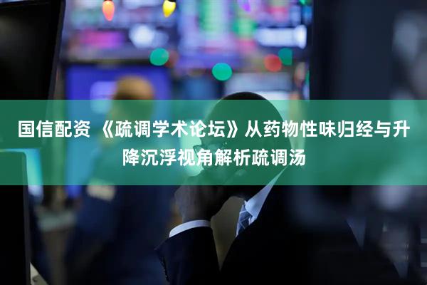 国信配资 《疏调学术论坛》从药物性味归经与升降沉浮视角解析疏调汤